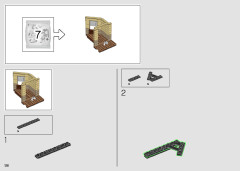 LEGO 10292 instructions page 126 – build guide