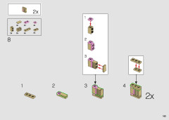 LEGO 10292 instructions page 143 – build guide