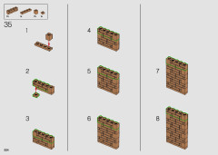 LEGO 10292 instructions page 204 – build guide