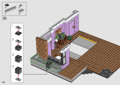 LEGO 10292 instructions page 206 – build guide