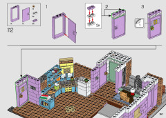 LEGO 10292 instructions page 257 – build guide