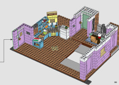 LEGO 10292 instructions page 259 – build guide