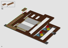 LEGO 10292 instructions page 44 – build guide