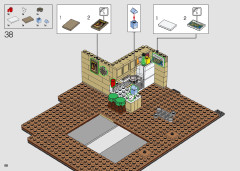 LEGO 10292 instructions page 68 – build guide
