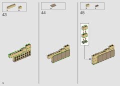 LEGO 10292 instructions page 72 – build guide