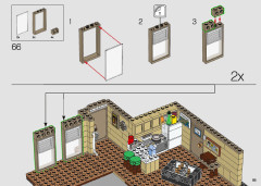 LEGO 10292 instructions page 85 – build guide