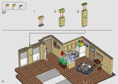 LEGO 10292 instructions page 86 – build guide