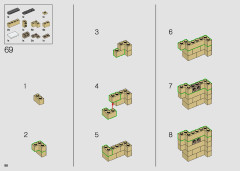 LEGO 10292 instructions page 88 – build guide