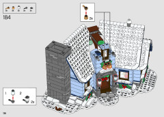 LEGO 10293 instructions page 136 – build guide