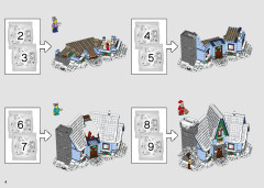 LEGO 10293 instructions page 4 – build guide