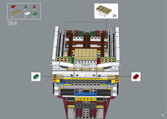 LEGO 10294 instructions page 191 – build guide