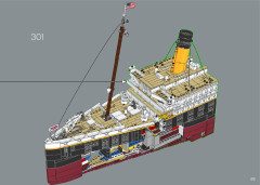 LEGO 10294 instructions page 215 – build guide