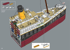 LEGO 10294 instructions page 244 – build guide