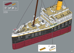 LEGO 10294 instructions page 247 – build guide