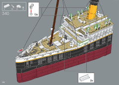 LEGO 10294 instructions page 248 – build guide