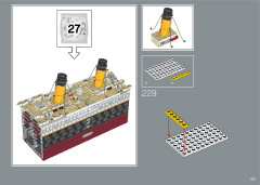 LEGO 10294 instructions page 185 – build guide