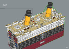 LEGO 10294 instructions page 203 – build guide