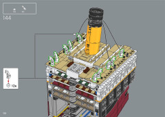 LEGO 10294 instructions page 108 – build guide