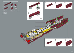 LEGO 10294 instructions page 125 – build guide