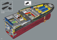 LEGO 10294 instructions page 220 – build guide