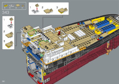 LEGO 10294 instructions page 250 – build guide