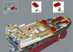 LEGO 10294 instructions page 255 – build guide