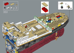 LEGO 10294 instructions page 261 – build guide