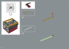 LEGO 10294 instructions page 44 – build guide