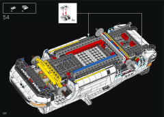 LEGO 10295 instructions page 222 – build guide