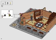 LEGO 10297 instructions page 54 – build guide