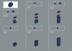 LEGO 10298 instructions page 129 – build guide