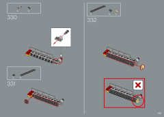 LEGO 10300 instructions page 199 – build guide