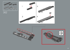 LEGO 10300 instructions page 213 – build guide