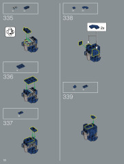 LEGO 10302 instructions page 122 – build guide