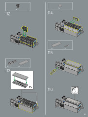 LEGO 10302 instructions page 45 – build guide