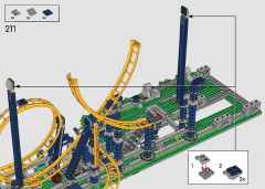 LEGO 10303 instructions page 186 – build guide