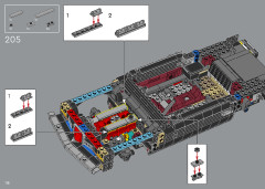 LEGO 10304 instructions page 118 – build guide
