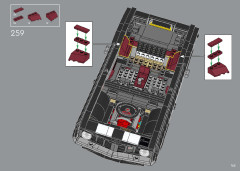 LEGO 10304 instructions page 165 – build guide