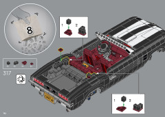 LEGO 10304 instructions page 184 – build guide