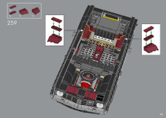 LEGO 10304 instructions page 165 – build guide
