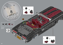 LEGO 10304 instructions page 184 – build guide