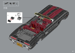 LEGO 10304 instructions page 201 – build guide
