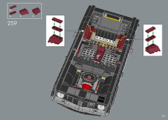 LEGO 10304 instructions page 173 – build guide