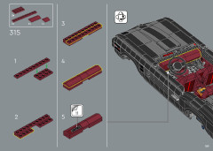 LEGO 10304 instructions page 189 – build guide