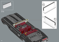 LEGO 10304 instructions page 190 – build guide