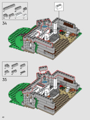 LEGO 10305 instructions page 40 – build guide