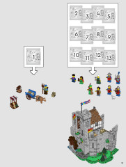 LEGO 10305 instructions page 9 – build guide