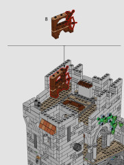 LEGO 10305 instructions page 195 – build guide