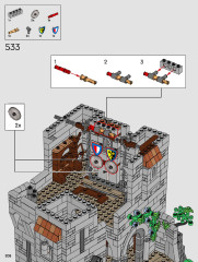 LEGO 10305 instructions page 208 – build guide