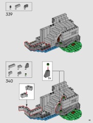 LEGO 10305 instructions page 45 – build guide